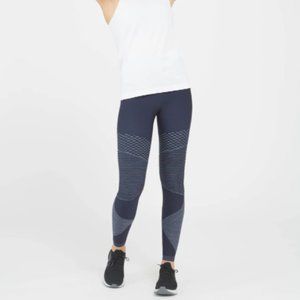 SPANX Look at Me Now Seamless Moto Leggings Indigo Sky